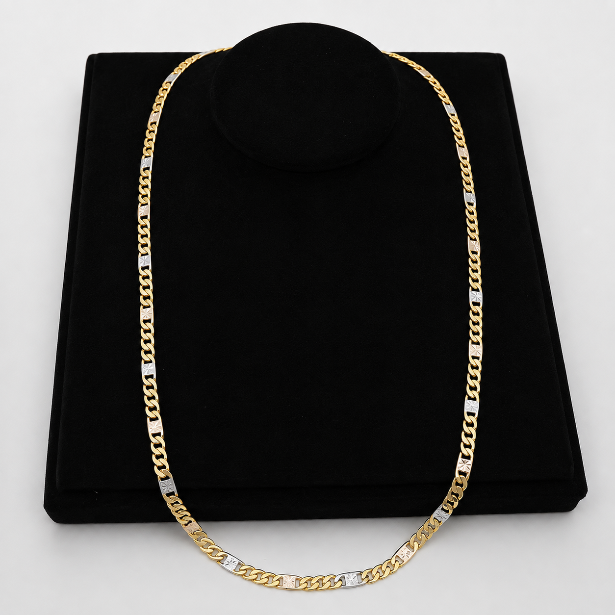 Koningsketting / Cubanlink - 60cm - Goldplated  - MQ5003