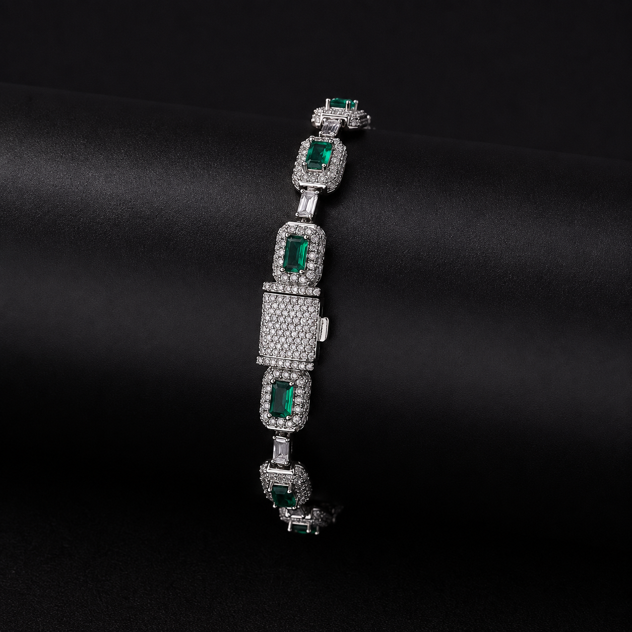 Diamant Emerald Armband - Zilver - 18cm - Luxe - MQ528551