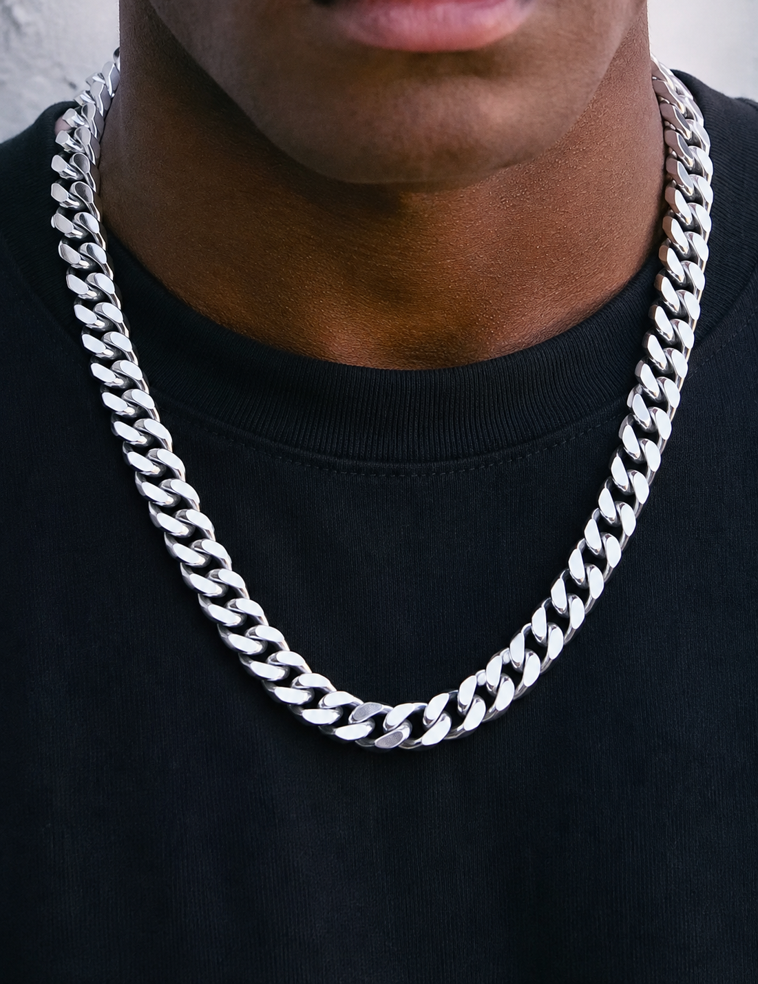 Cuban Chain - 60cm - Zilverkleurig - MQ53066