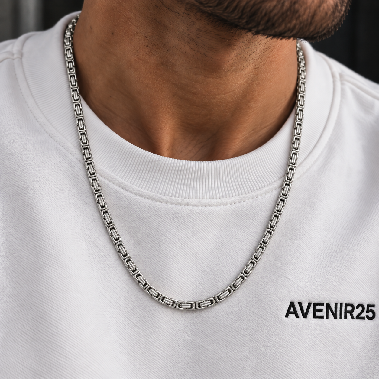Koningsketting - Zilver - Luxe - 58cm - #27