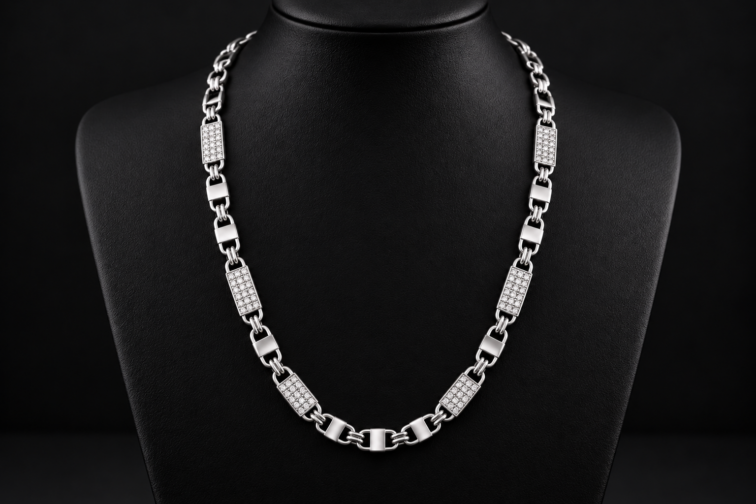 GANGSTER XL Ketting - 60cm - Zilver - President - #40