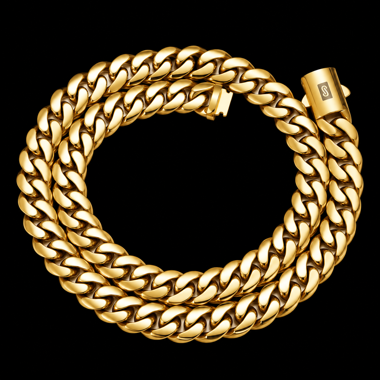 Gouden Cuban Ketting Heren HEAVY XL – 60 cm x 10 mm #37