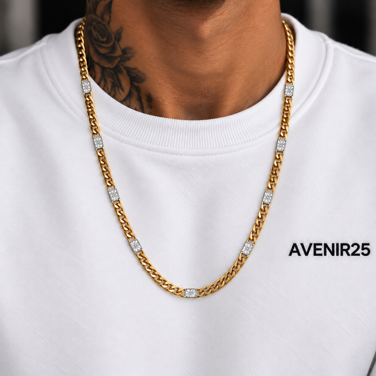 Cubanlink - 60cm - Goud  - #26