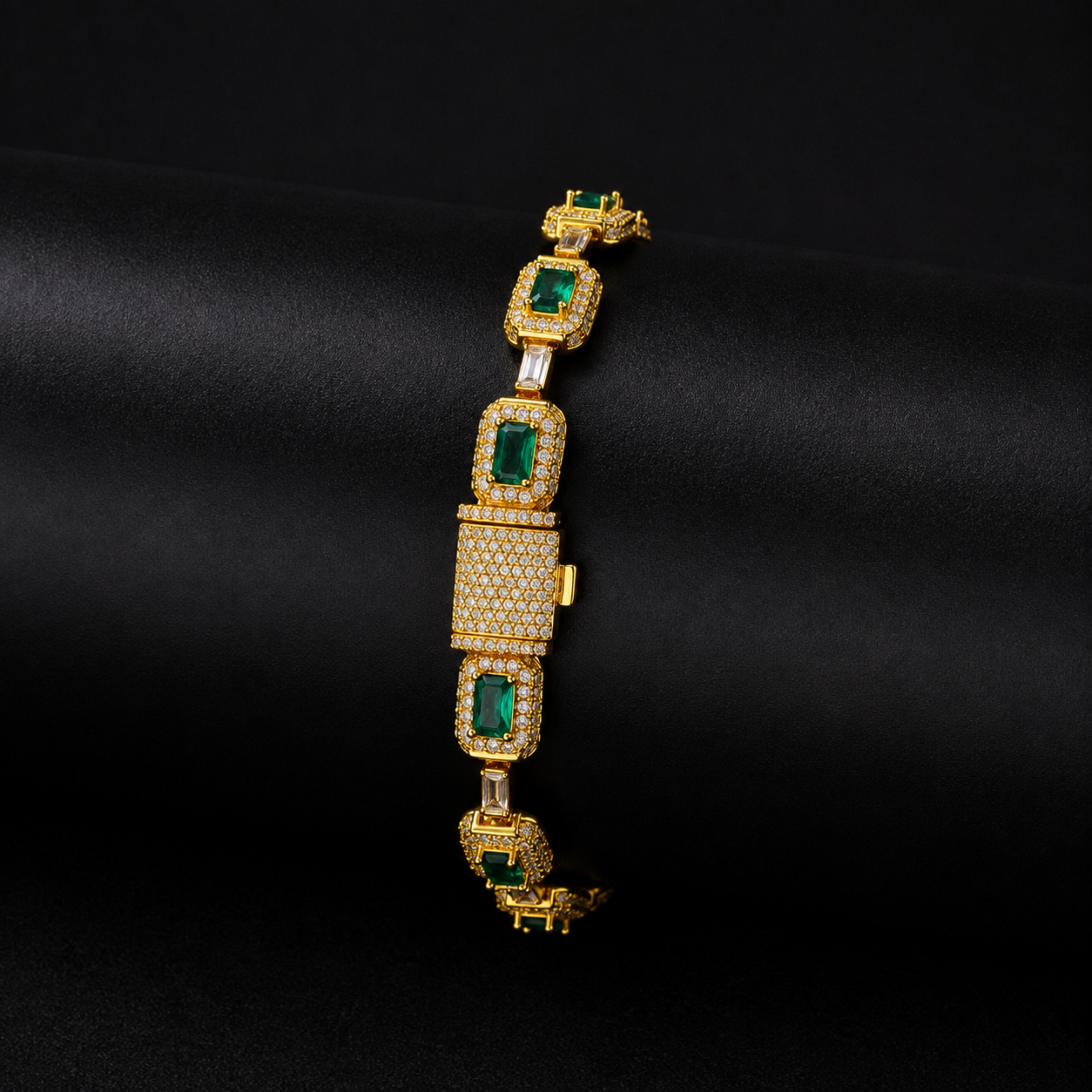 Diamant Emerald Armband - Goud - 18cm - Luxe - MQ528551
